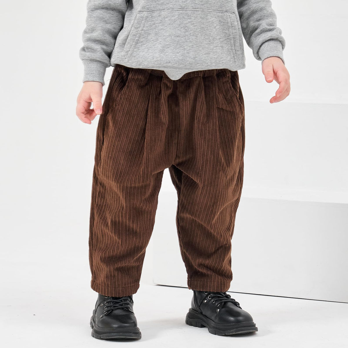 Toddler Boys Corduroy Baggy Wide Leg Pants