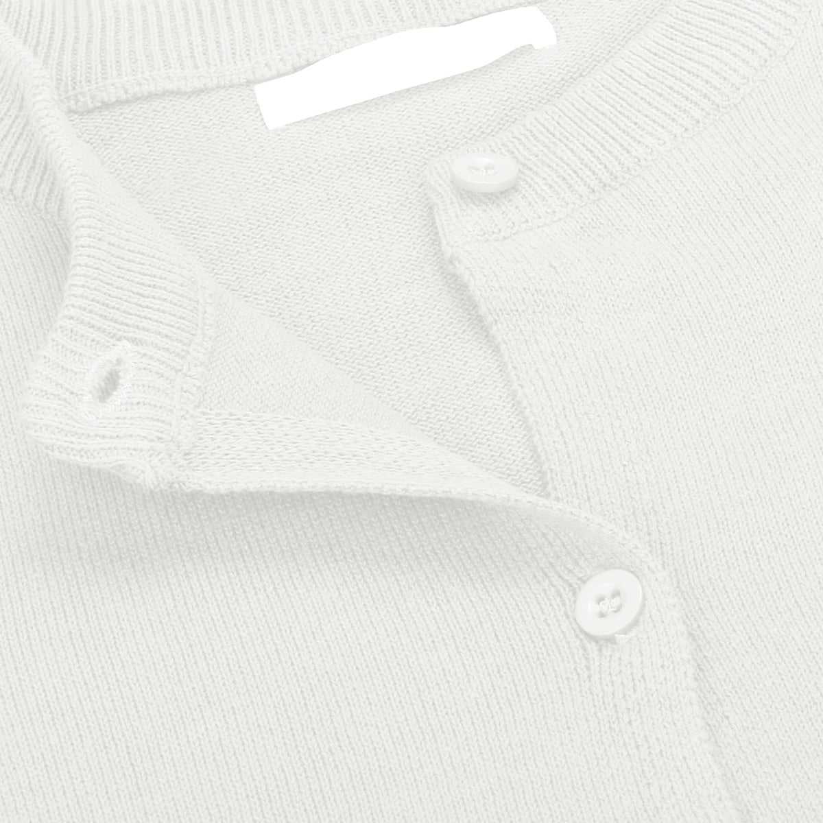 Baby Boys Girls Button-Down Cardigan Toddler Cotton Knit Sweater White 110