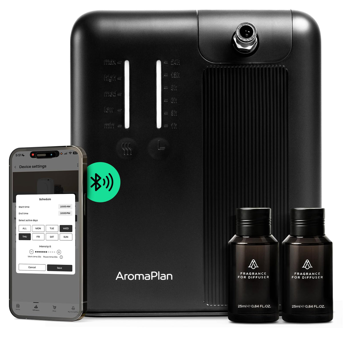 Smart Scent Diffuser Whole House + 2 Scents - 5 Star Hotel, Cold Air