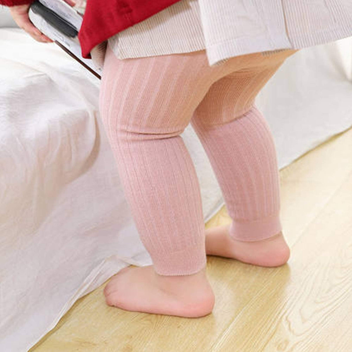 6 Pack Cable Knit Leggings Unisex Infant Toddler Litter Kid Footless Tight