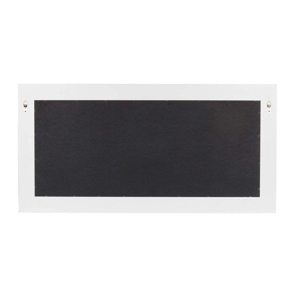 Pub Mirrors with 5 Metal Hooks, White