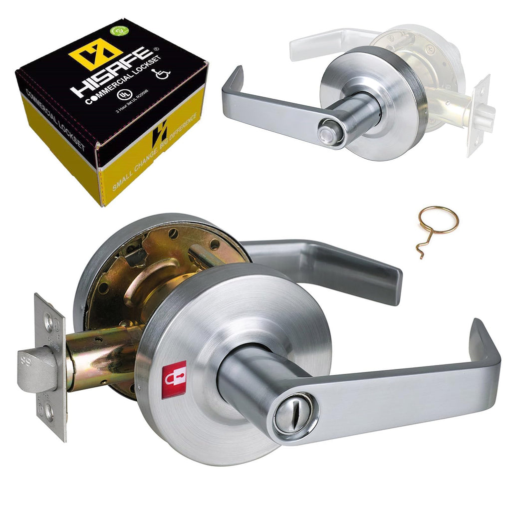 Privacy Commercial Door Locks , Heavy Duty Grade 2 Lever