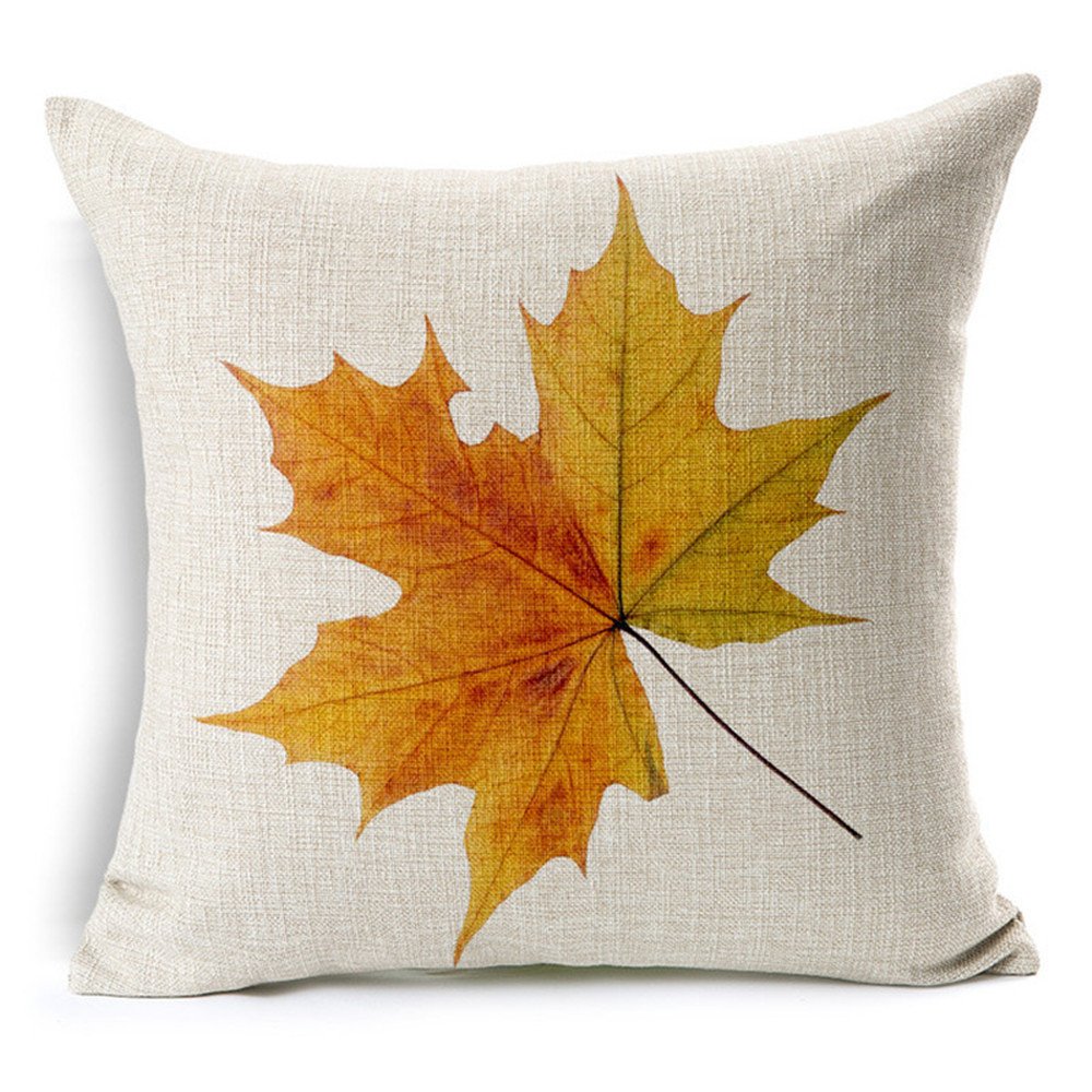 Fall Outdoor Throw Pillow Covers 22x22 Set of 4, Thanksgiving