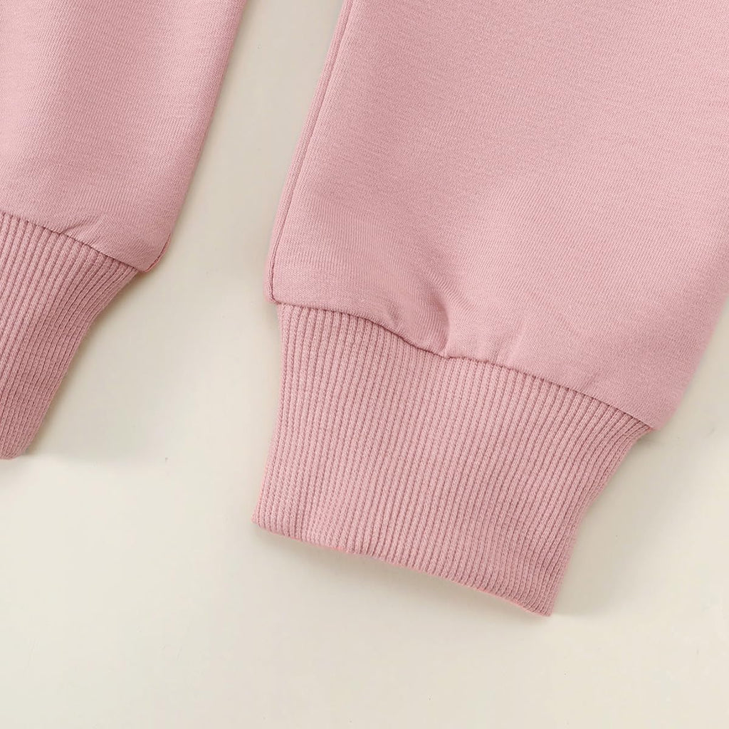 Toddler Baby Boy Girl Clothes Long Sleeve Sweatshirt Pullover Tops + Joggers Pants Outfit Set