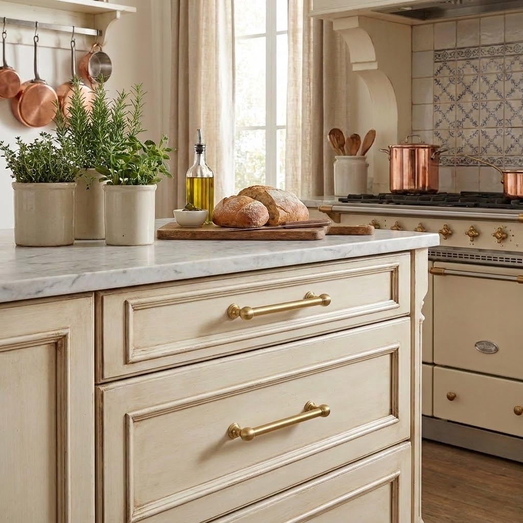 Appliance Pull 24 Inch Solid Kitchen Cabinet Handles Champagne Bronze Cabinet Pulls Modern Satin Brass Drawer