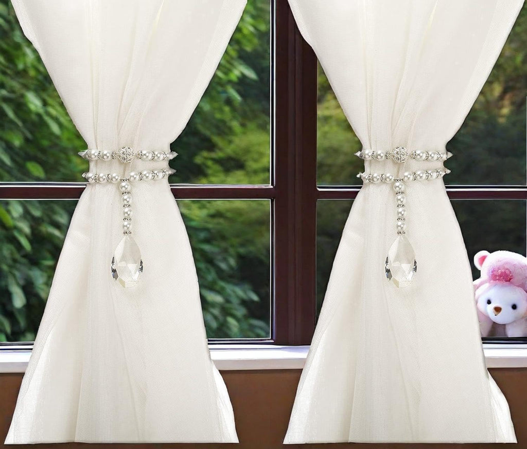 Luxury Pearl Beaded Magnetic Curtain Tieback, Pearl
