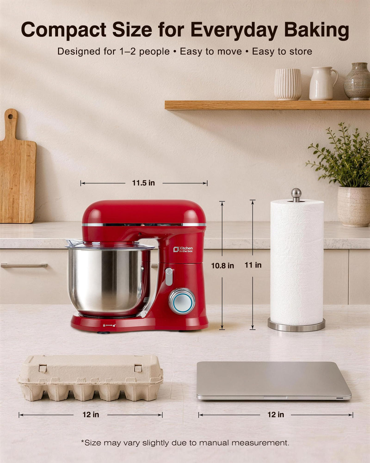 Stand Mixer, 3.5 QT Kitchen Electric Mixer for Baking