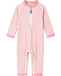 Baby Swimsuit Girl Toddler Rashguard Swimsuit Full Body UV Protection Long Sleeve Swim Zip Girls One Piece Bathing