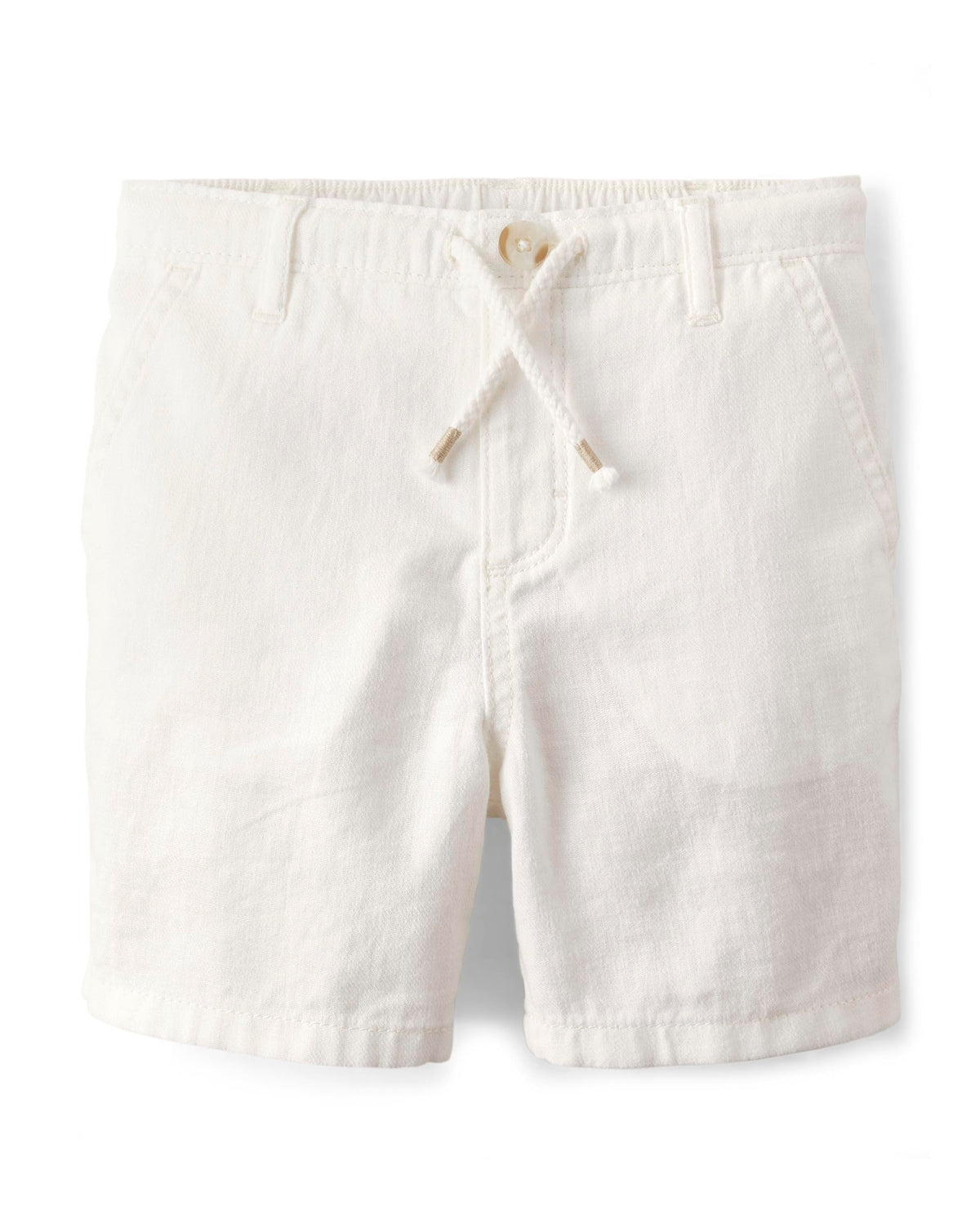 And Toddler Pull on Shorts,Simply White