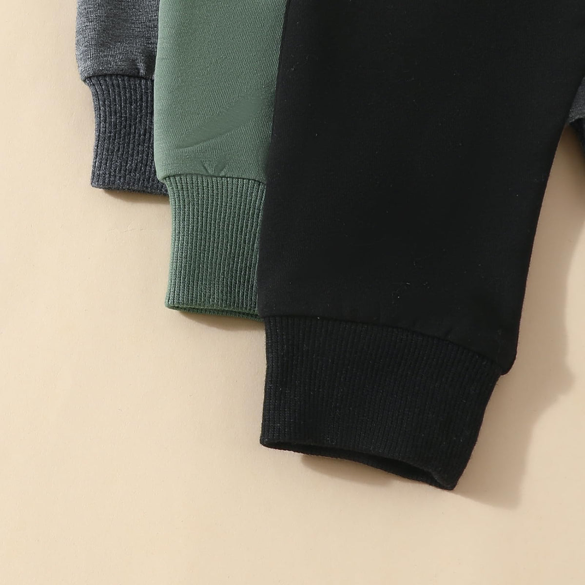 Baby Boys' Pack Pull-on Jogger Pants Knit Pants Classic Fit Elastic Waist Kids Toddler Pants Multipacks Long Pants