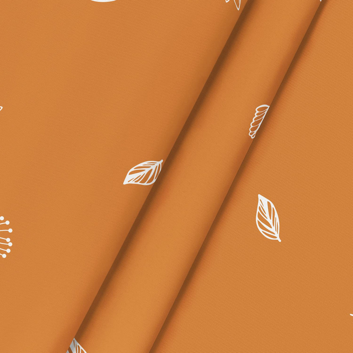 Fall Tablecloth 90 x 90 Inch Round Thanksgiving Orange