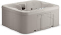 4-Person Plug & Play 13-Jet Hot Tub Spa and Thermal Cover, Sand | Outdoor Spa with 13 Jets 1.0 HP Pump, Thermal Cover