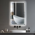 24" x 40" LED Bathroom Mirror with Lights, Memory Vanity Mirror
