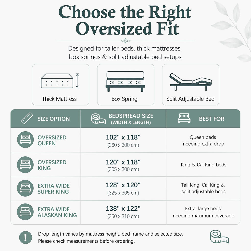 Oversized Alaskan Bedspreads 138x122, Damask, Soft Green