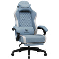 Big and Tall Gaming Chair 350lbs Heavy Duty Office Chair with Foot Rest, High Back Pocket Spring Ergonomic Computer
