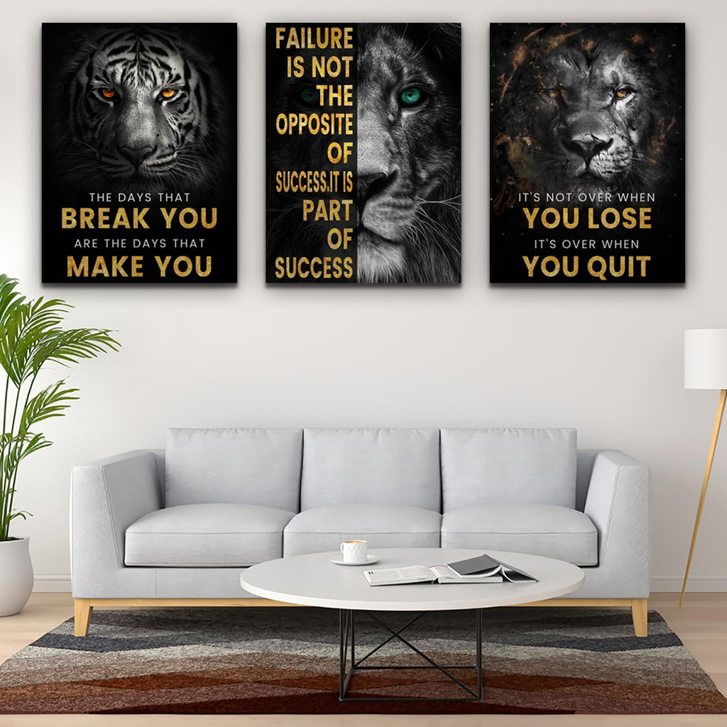 Motivational Office Wall Decor 3 Pieces Paintings Motivational PostersMotivational Wall Decor Prints Inspirational