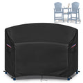 Waterproof Adirondack Chair Cover 81"W x 30"D x 49"H Black