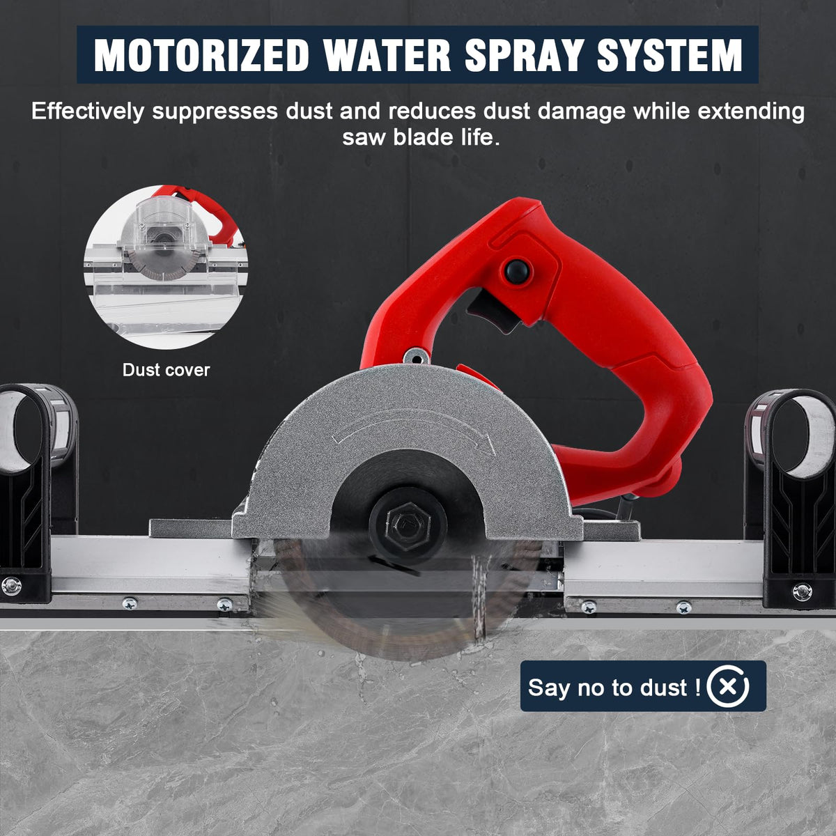 Electric Tile Bevel 45 Degree Tile Chamfering Tool Tile Chamfering Machine with Auto Spraying System for Large Format