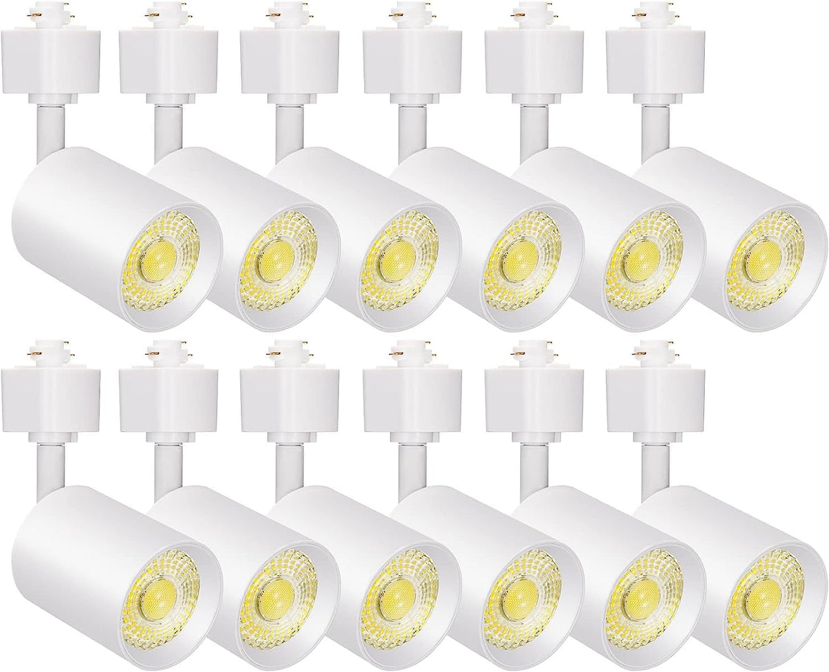 10W Dimmable LED Track Lighting Heads H Type, White