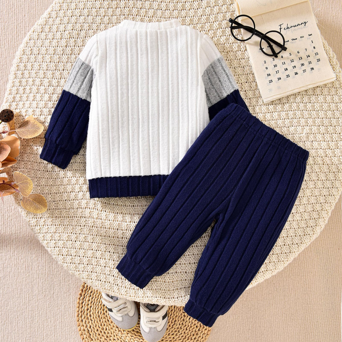Infant Baby Boys Fall Outfit Pants Sets Long Sleeve 3 6 12 18 2 3 T Toddler Boy Pullover Pants
