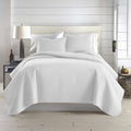 White Quilt Bedding Set, Lightweight Bedding Quilts Bedspread, Coverlet, Quilted Coverlet Bed Spread