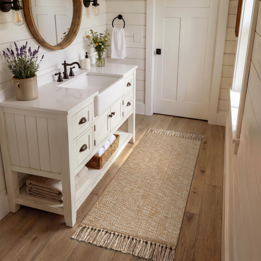 Bathroom Runner Rug, Modern Farmhouse Kitchen Rugs