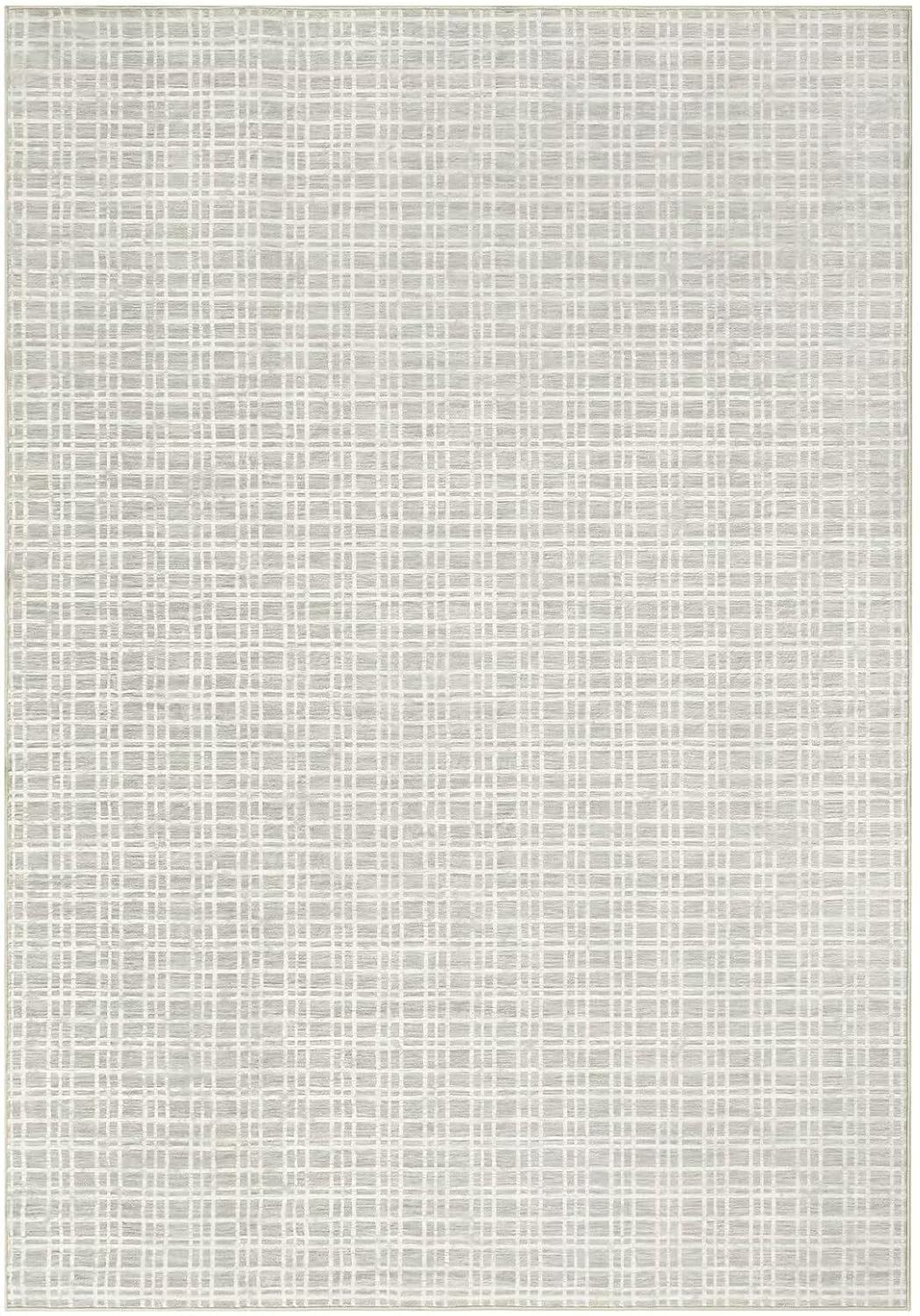 Washable Modern Checkered Area Rug Indoor Plaid Print Floor Cover Soft Faux Wool Throw Carpet Aesthetic Foldable