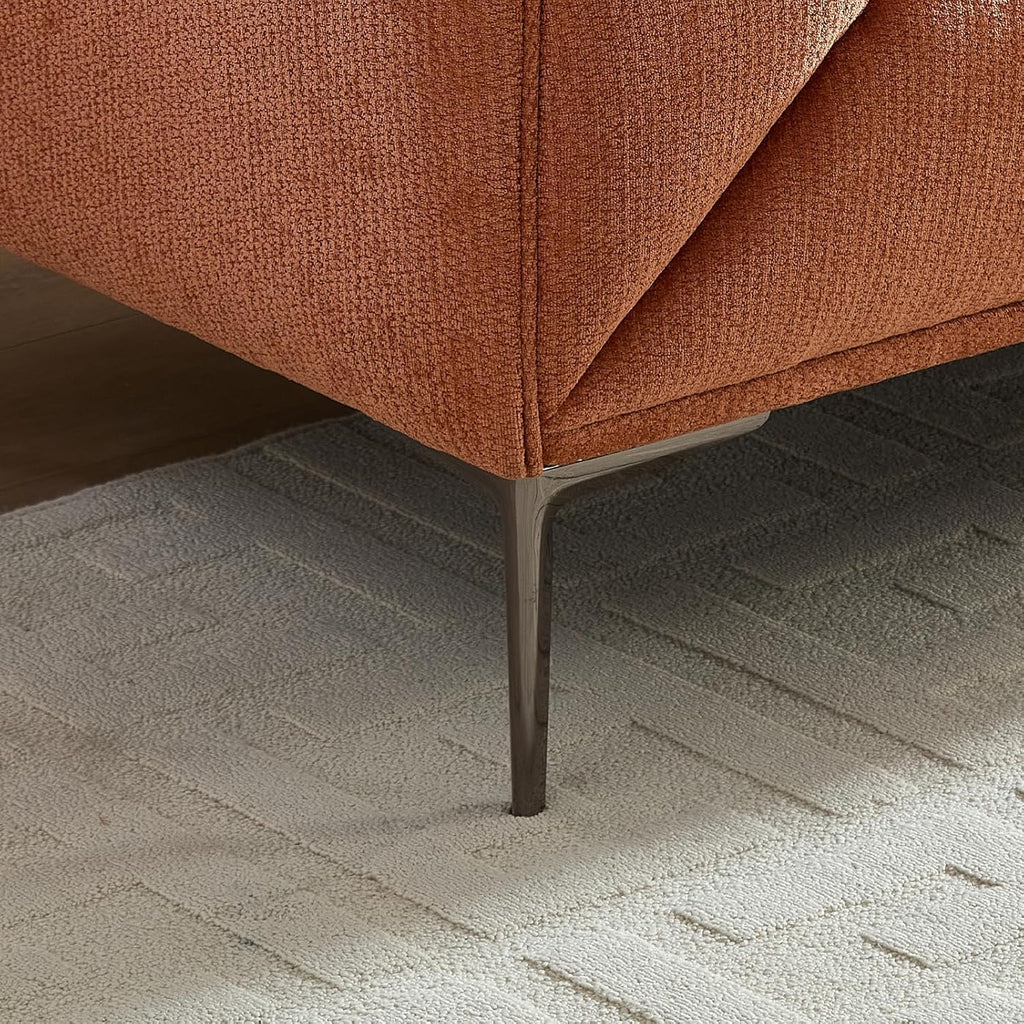 82.7" Modern Sofa, Boucle Sofas with 2 Pillows