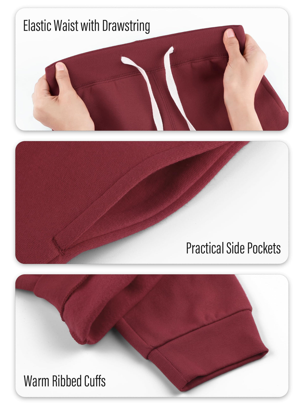 4 Pack Baby and Toddler Boys Sweatpants Fleece Lined Jogger Pants