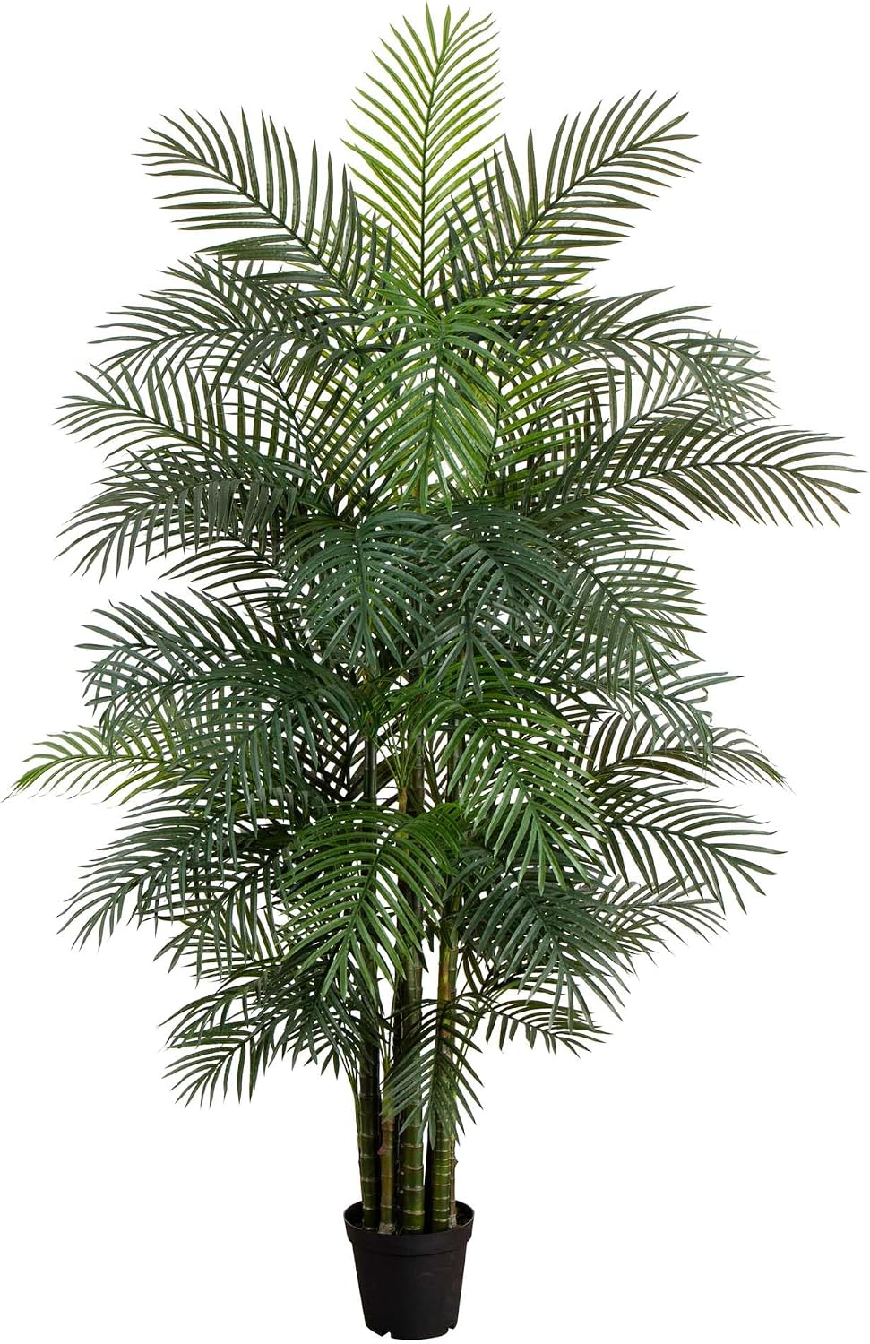 8 ft UV-Resistant Artificial Areca Palm Tree with Pot