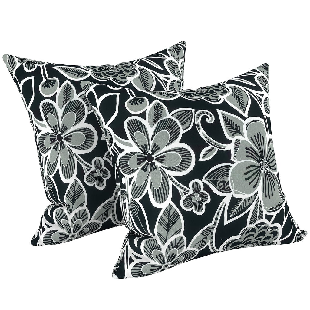 Outdoor/Indoor Throw Pillows, Decorative Throw Pillows with Inserts, 18"x18" Square Pillows for Bed, Couch, Sofa and