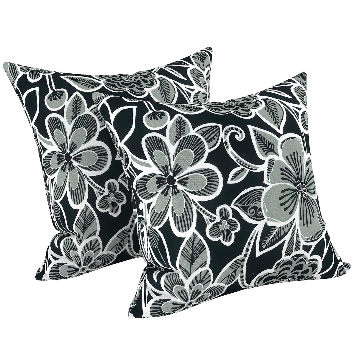 Outdoor/Indoor Throw Pillows, Decorative Throw Pillows with Inserts, 18"x18" Square Pillows for Bed, Couch, Sofa and