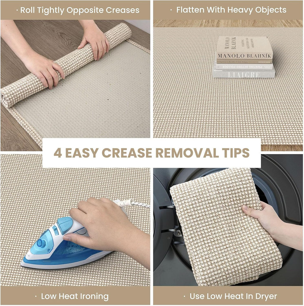 Small Area Rug Washable Woven Rugs Non Slip Rubber Backed Front Door Rugs Indoor Doormat Throw Rug Floor Carpet