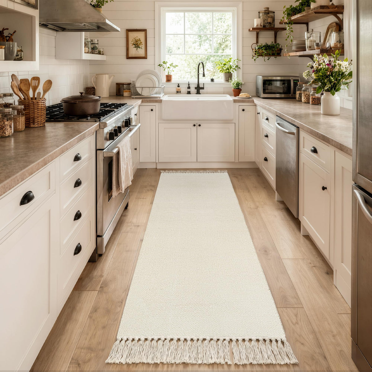 Rug Runners s, Boho Washable Kitchen Rugs