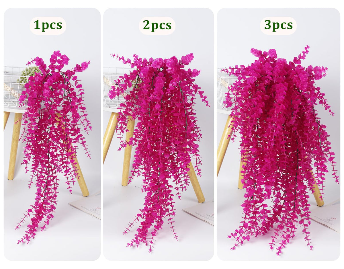 Artificial Plants Fake Hanging Vines Shrub Draping Eucalyptus Vines