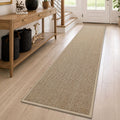 Ultra Th Runner Rug 28x144, Non Slip Entryway Rugs, Beige