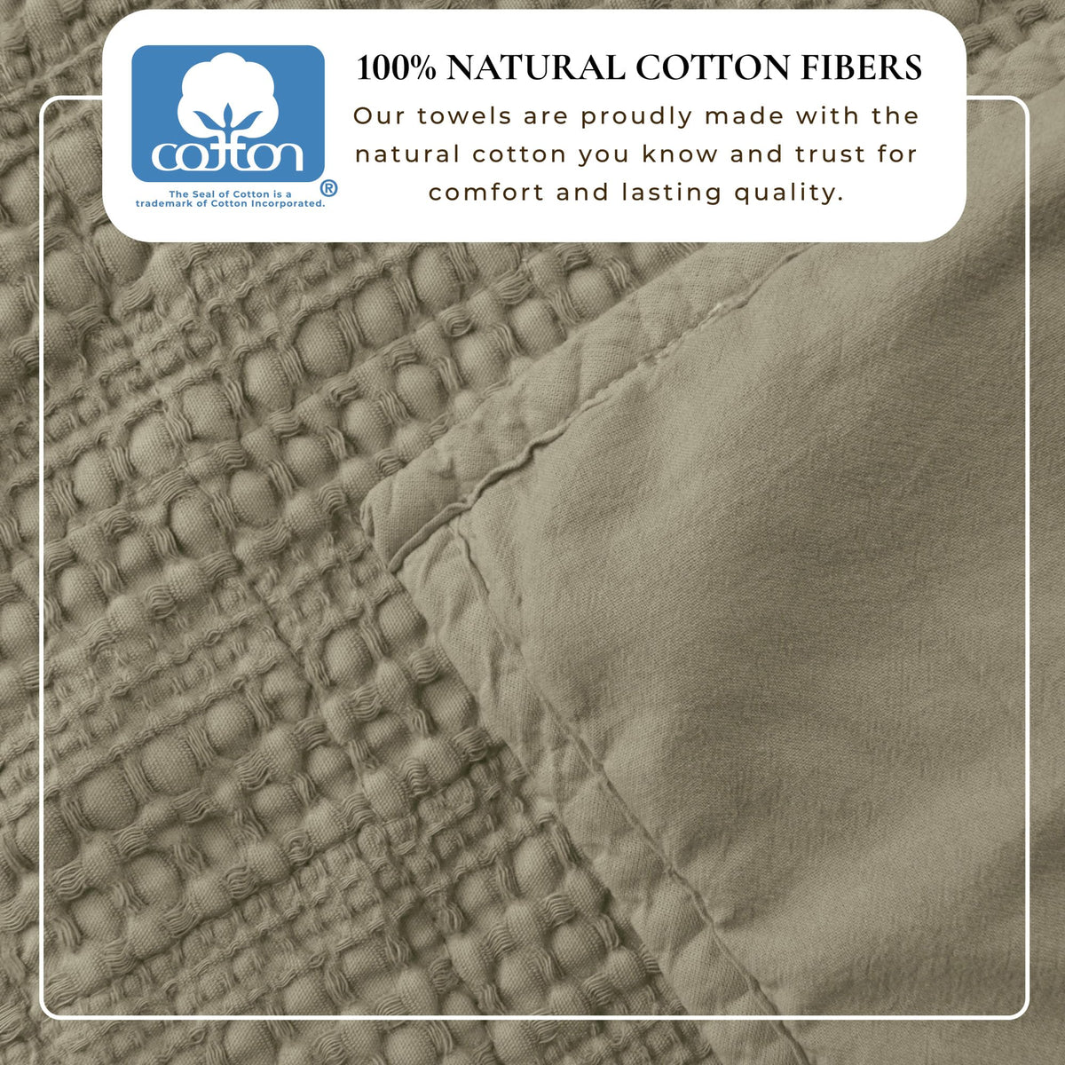 Size Green 100% Cotton Honeycomb Waffle Quilt and Sham Set - Garment Washed, Waffle Weave Like Texture