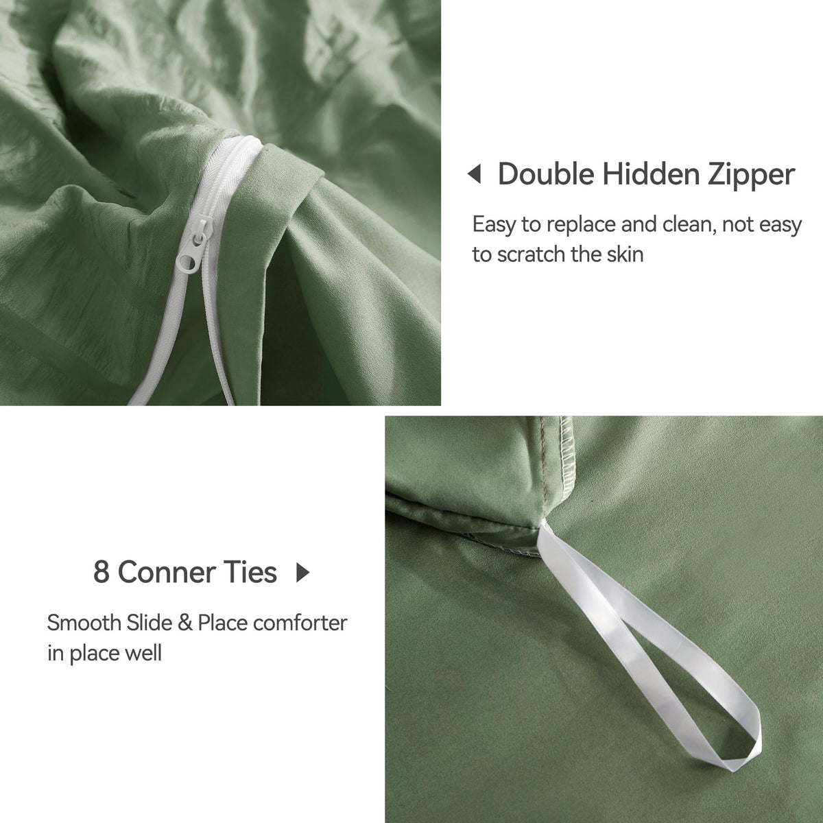 Seersucker Duvet Cover Full Set