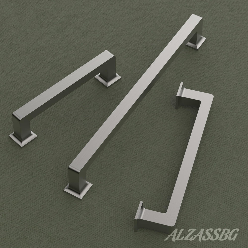 6" Brushed Satin Nickel Cabinet Pulls 10 Pack, AL3046SN
