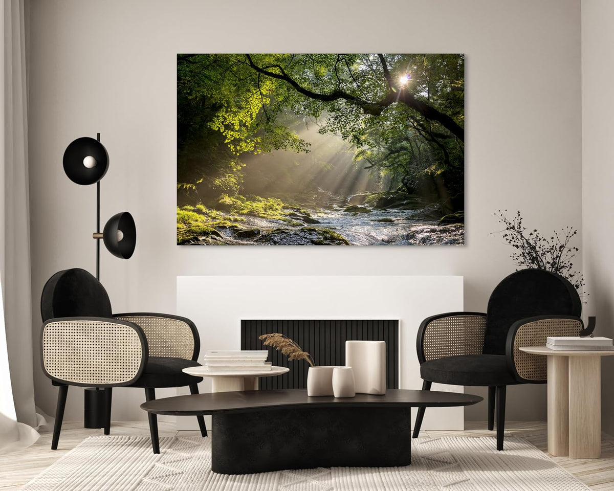 Nature Wall Art Prints - Ocean Forest Mountain Lake Canvas Landscapes - Small to Extra Large Living Room Bedroom