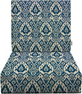 Deep Seating Foam Cushion Set | 24" x 27" Seat | All-Weather Spun Polyester Fabric | Water and Fade-Resistant |