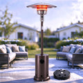 48, 000 BTU Patio Heaters for Outdoor Use with Sandbox Wheels