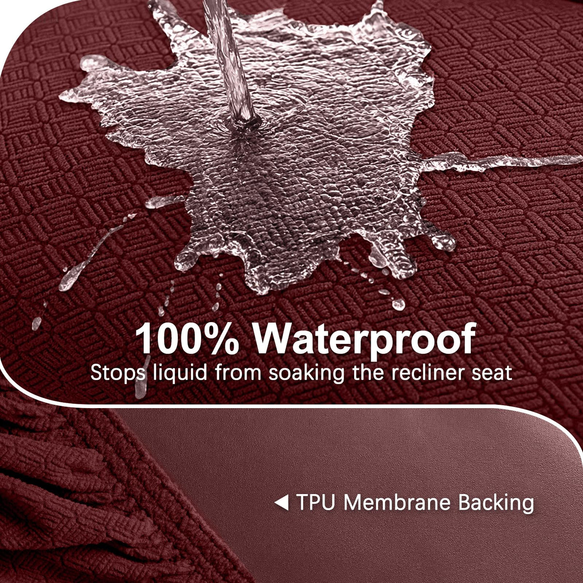 Waterproof Reclining Sectional Couch Covers Washable L Shaped Christmas Sectionals Recliner Sofa Covers Stretch