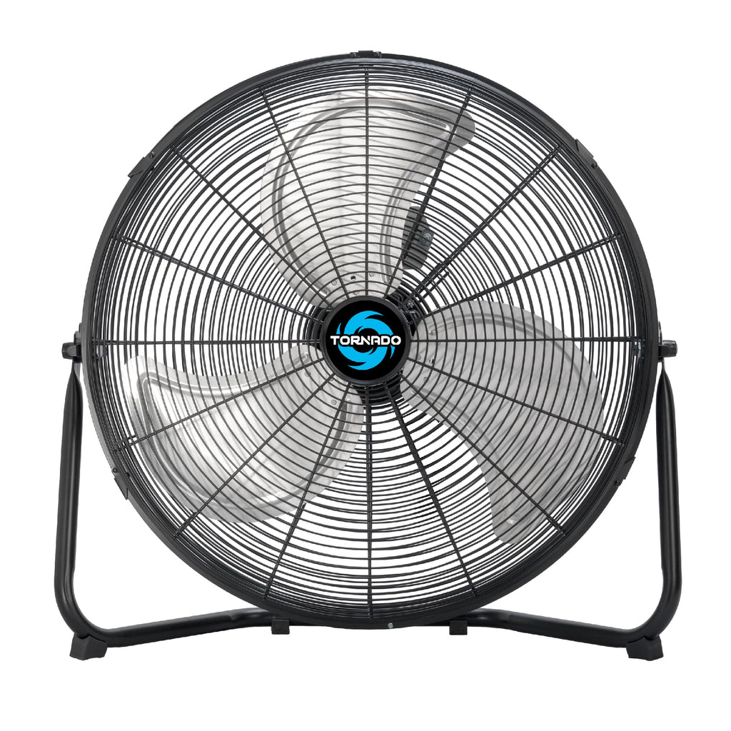 20 Inch High Velocity Metal Floor Fan, 3-Speed Powerful Cooling for Industrial, Commercial, and Home Spaces