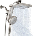 High Pressure Rain Shower Head: Upgrade Shower Heads with Handheld Spray Combo with Fixed Showerhead and 10 Sprays