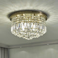 9-Light Modern Crystal Raindrop Chandelier for Dining and Living Rooms