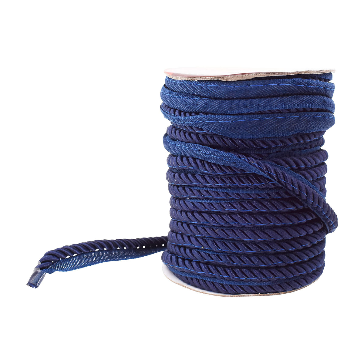 Navy Blue Twisted Lip Cord for Sewing Piping Upholstery Trim