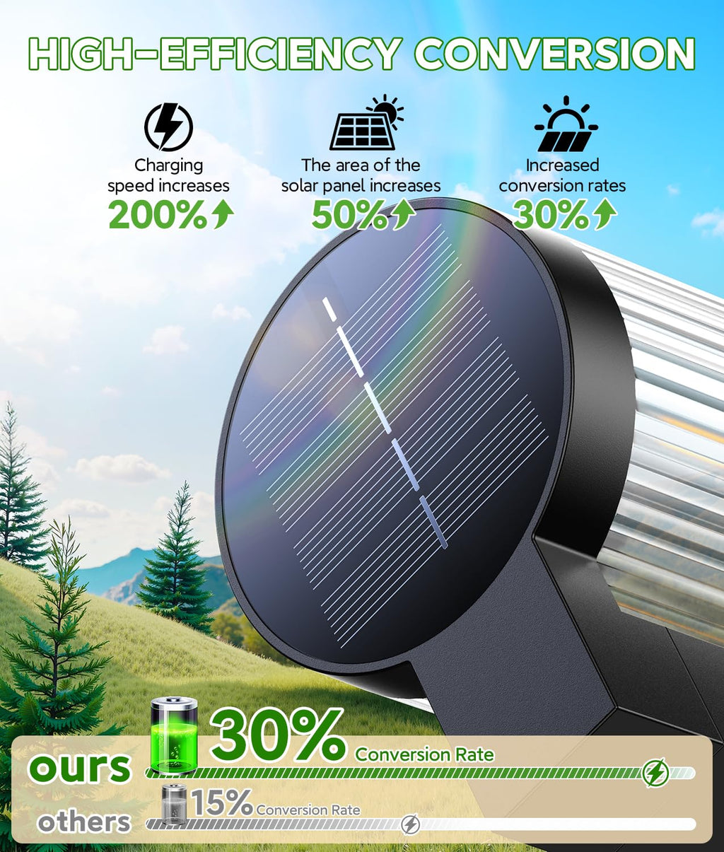 Solar Pathway Lights Outdoor, 10 Pack Upgraded Outdoor Solar Lights for Outside Super Bright Up to 12Hrs, IP65