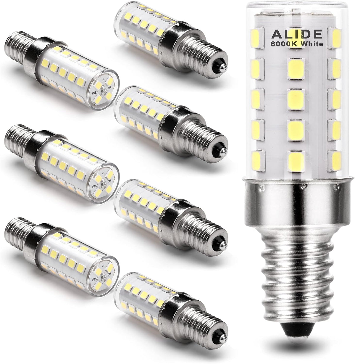 E12 C7 40w LED Candelabra Chandelier Bulbs,6000K Daylight Cool White