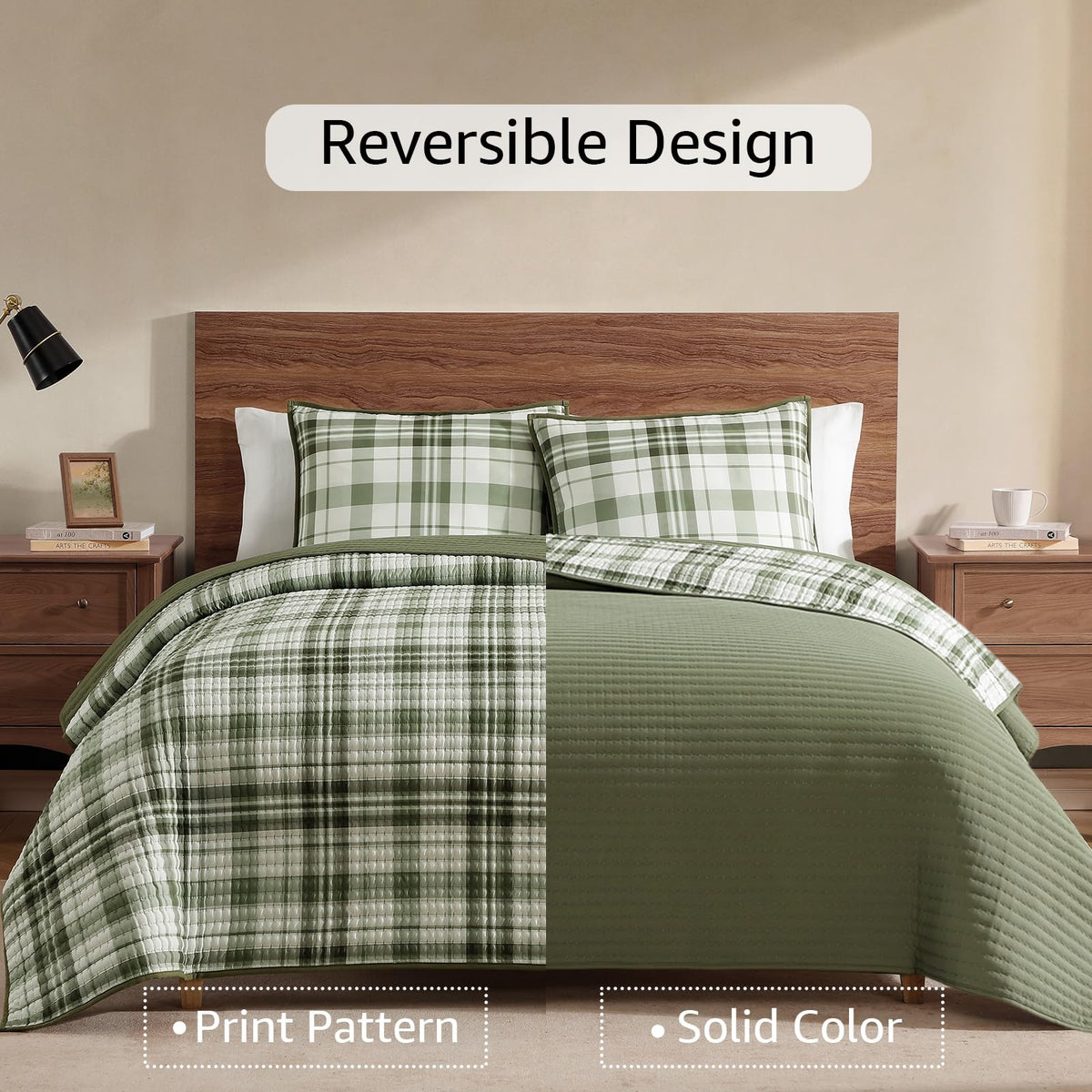 Quilt-Lightweight Bedspread Plaid Quilt Quilt Bedding Set